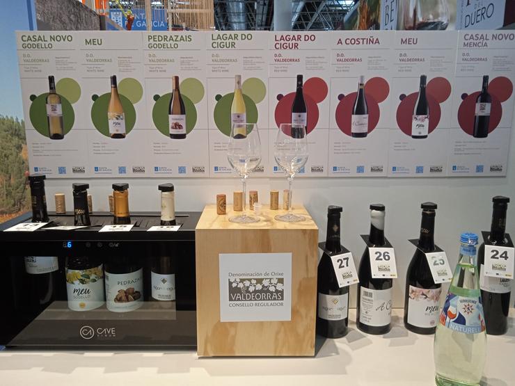 Viños de Valdeorras en Prowein (arquivo). Foto: CRDO Valdeorras.