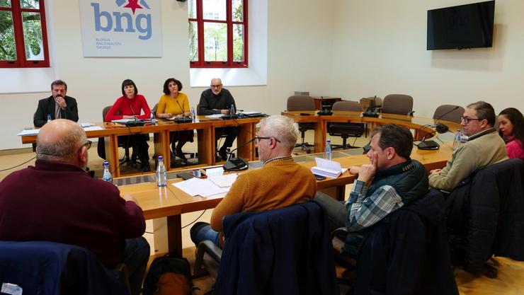 A portavoz nacional do BNG, Ana Pontón, reúnese con representantes de entidades do monte e do ámbito forestal.. BNG / Europa Press