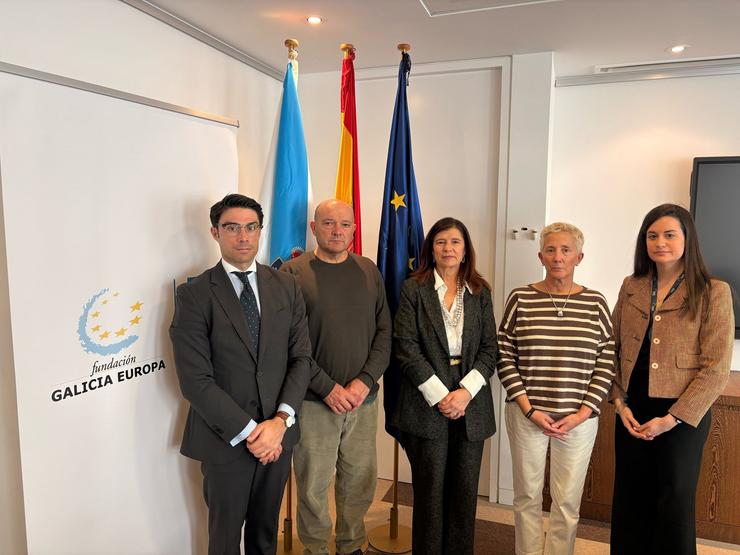 Familiares de Diego Belo reúnense en Bruxelas con representantes da Fundación Galicia Europa.. XUNTA / Europa Press