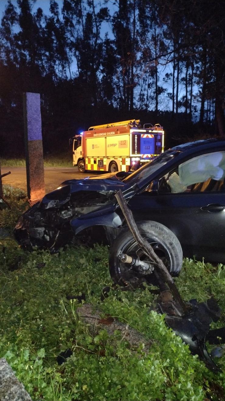 Vehículo do accidente / CONCELLO DE SANXENXO
