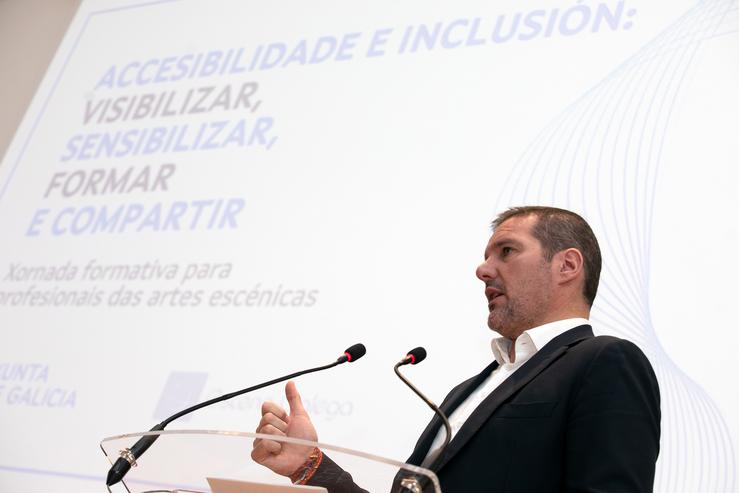 O conselleiro de Cultura, Lingua e Xuventude, José López Campos 