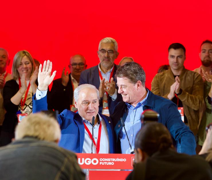 Besteiro e Tomé no congreso do PSOE en Lugo / PSDEG