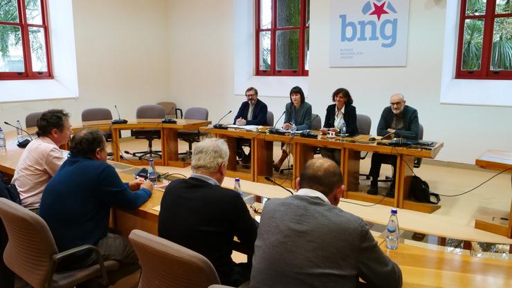 A portavoz nacional do BNG, Ana Pontón, reúnese con representantes da Fundación Arume 