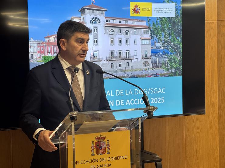 O delegado do Goberno en Galicia, Pedro Branco.. DELEGACIÓN DO GOBERNO EN GALICIA 