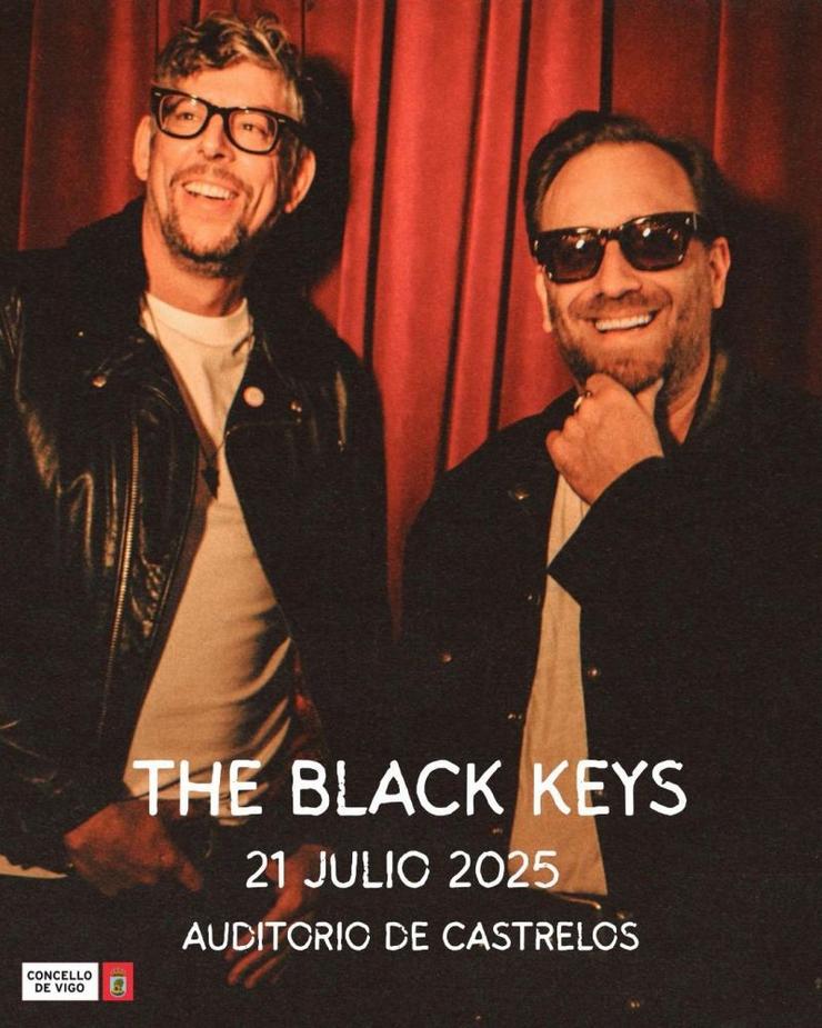 A banda de rock estadounidense The Black Keys actuará no auditorio de Castrelos de Vigo o 21 de xullo.. CONCELLO / Europa Press