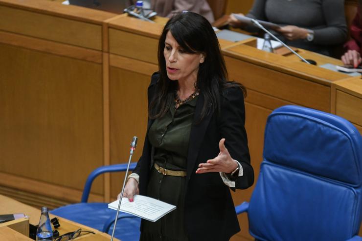 A conselleira de Vivenda, María M. Allegue. XUNTA 