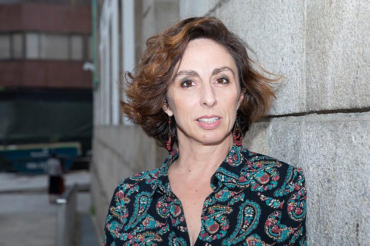 A escritora, xornalista e poeta Elba Pedrosa 