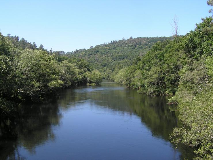 Río Ulla ao seu paso por Touro.. CONCELLO DE TOURO 