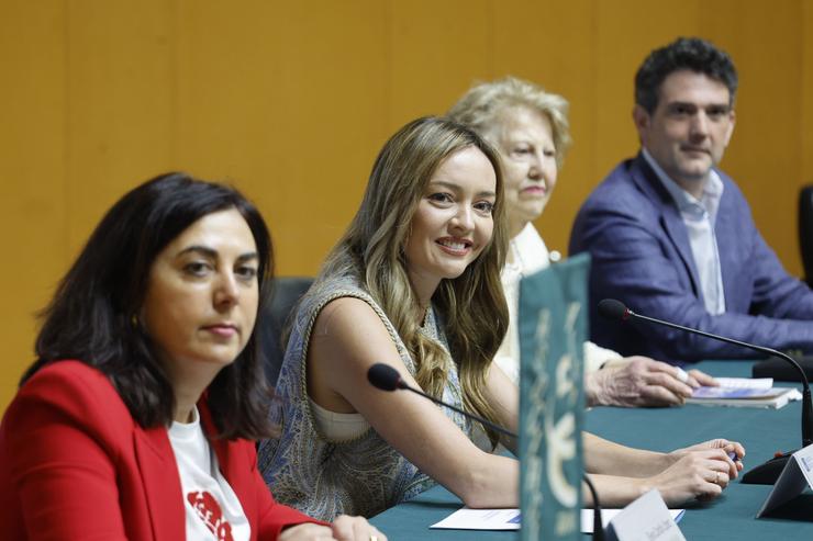 A conselleira de Política Social e Igualdade, Fabiola García, no Congreso da Asociación de Viúvas de Galicia / Xunta de Galicia