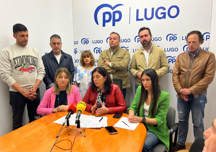 Rolda de prensa dos dirixentes do PP de Lugo.. PP DE LUGO / Europa Press