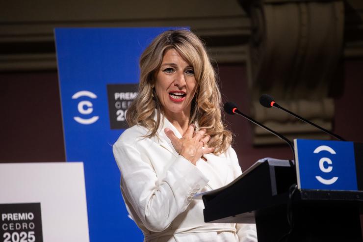 A vicepresidenta segunda e ministra de Traballo e Economía Social, Yolanda Díaz. Alejandro Martínez Vélez - Europa Press