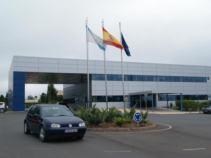 Vista esterior dos estudos da CRTVG e TVG en San Marcos 