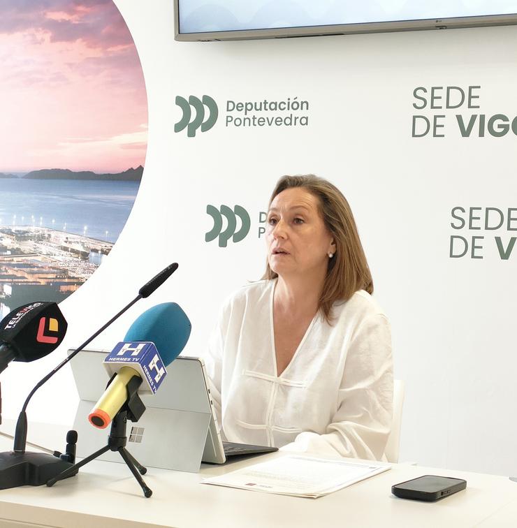 A vicepresidenta da Deputación de Pontevedra, Luisa Sánchez / Europa Press