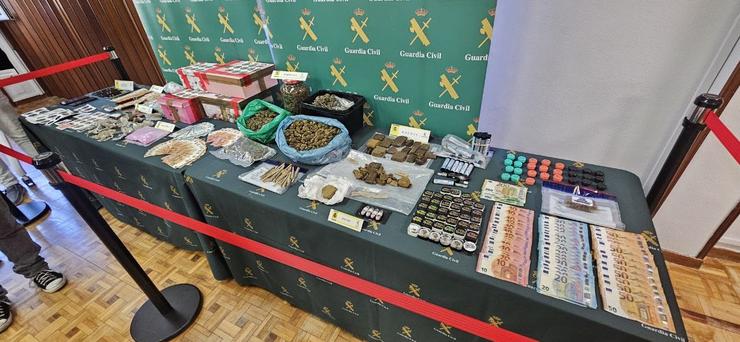 A Garda Civil desmantela unha armazón criminal de distribución de drogas que operaba a nivel nacional 