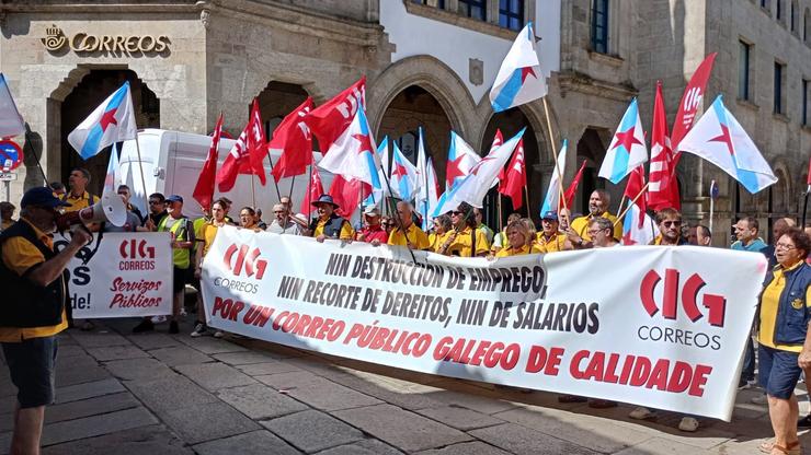 Folga en Correos. CIG 
