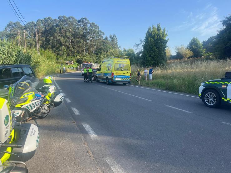 Accidente en Boiro 