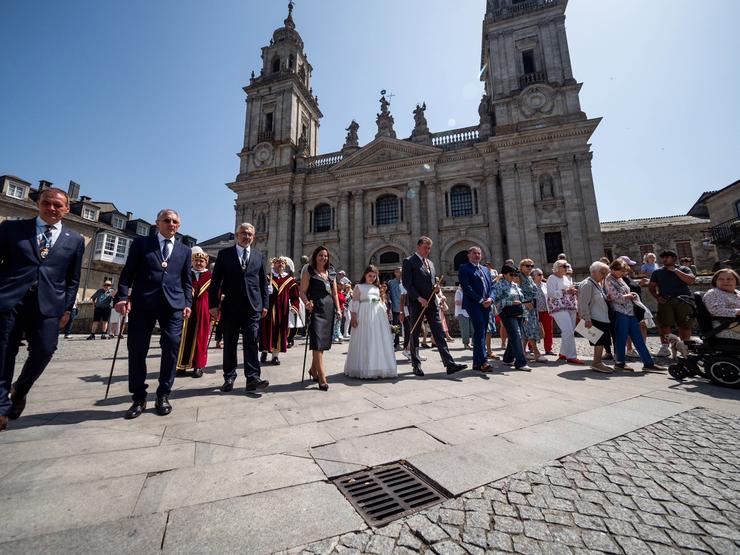 Ofrenda ao Reino de Galicia en Betanzos 