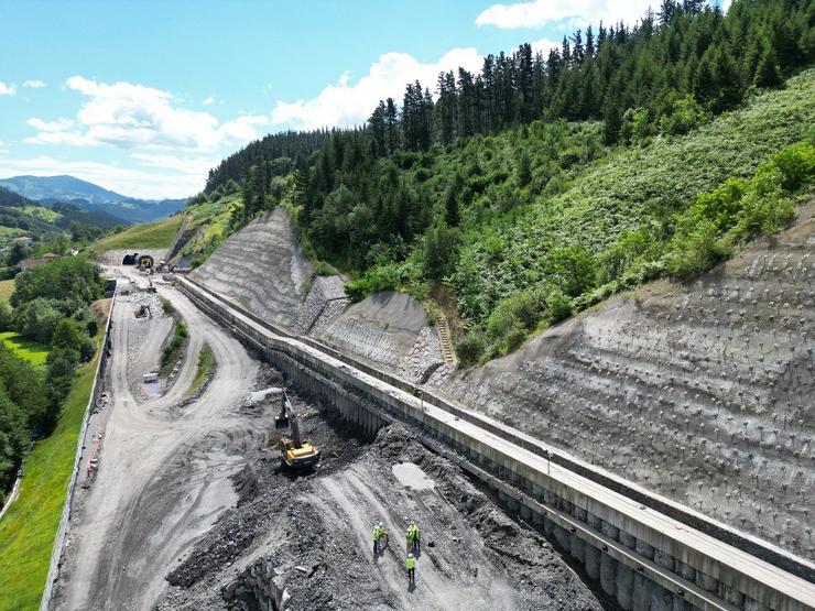 Obras para o desenvolvemento de infraestruturas ferroviarias no Corredor Atlántico. MINISTERIO DE TRANSPORTES / Europa Press