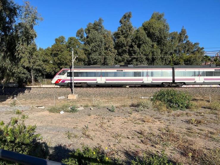 Tren de proximidade de Renfe na liña C-1 entre Málaga e Fuengirola 