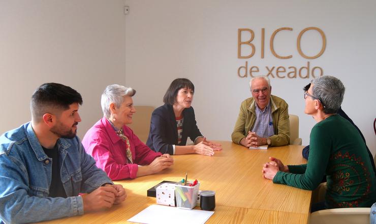 A portavoz nacional do BNG, Ana Pontón, visita Bico de Xeado. BNG / Europa Press