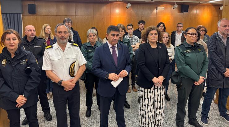 Concentración polo crime de violencia vicaria en Bilbao. DELEGACIÓN DO GOBERNO EN GALICIA