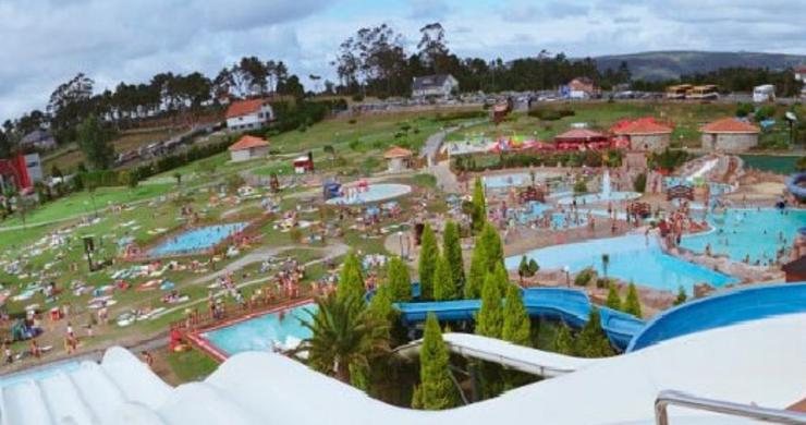 Aquapark ou paque acuático de Cerceda 