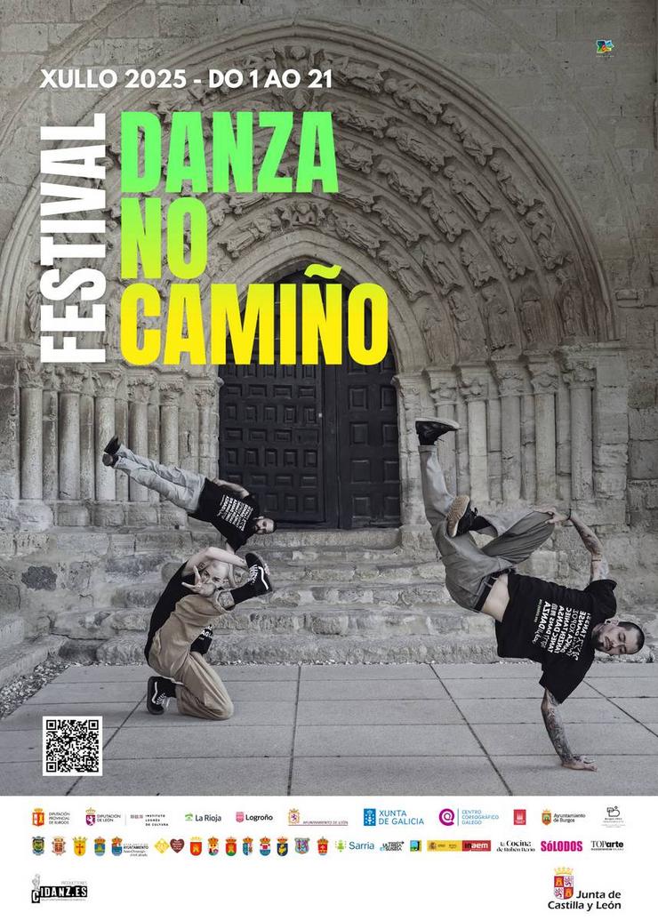 Cartel do festival “Danza no Camiño” 