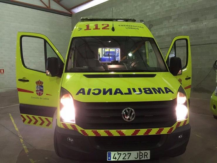 Ambulancia do GES de Lobios (Ourense).. CONCELLO DE LOBIOS 