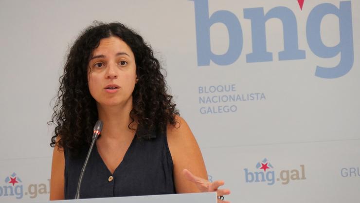 A deputada do BNG Noa Presas. BNG 
