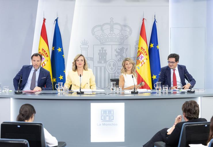 Imaxe da rolda de prensa posterior ao Consello de Ministros. Eduardo Parra - Europa Press 