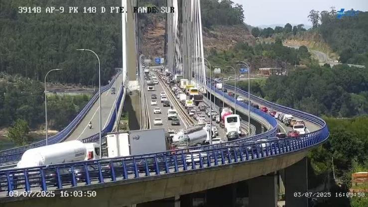 Accidente en Rande. DXT / Europa Press