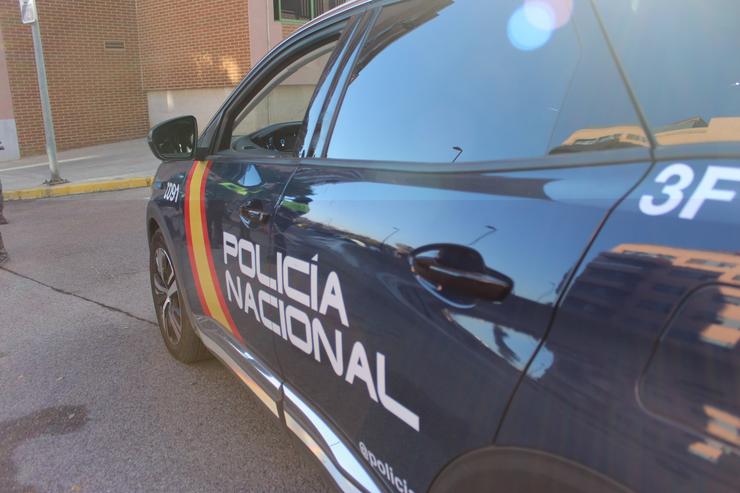 Coche da Policía Nacional. POLICÍA NACIONAL