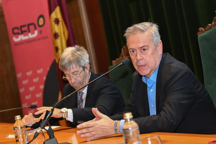 O conselleiro de Sanidade, Antonio Gómez Caamaño, nun acto celebrado a 4 de xullo de 2025 / XUNTA DE GALICIA 
