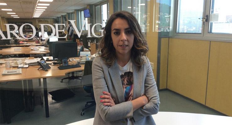 A xornalista Lara Graña / xornalistas.gal