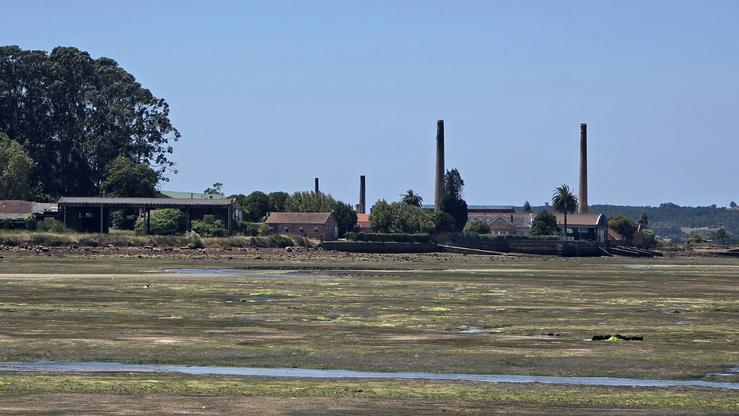 Fábricas antigas de cerámica de Dena, en Meaño 