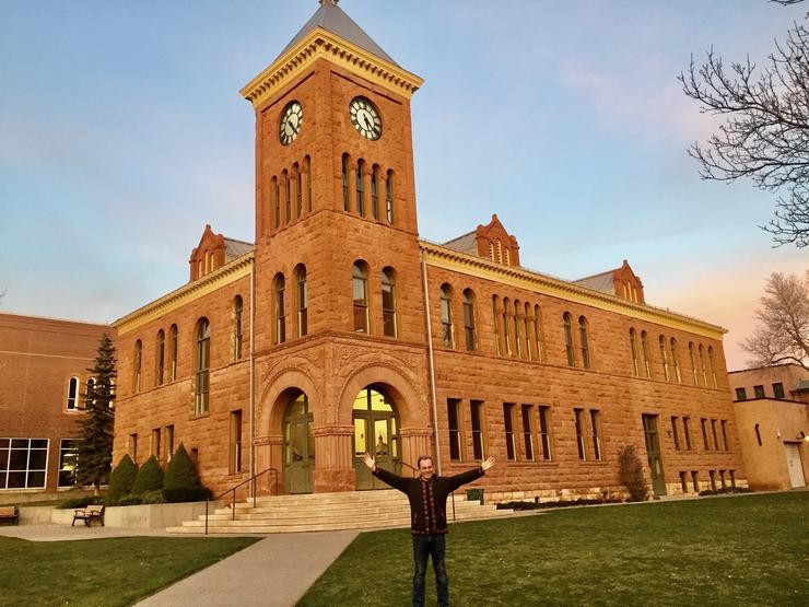 No centro de Flagstaff en Arizona