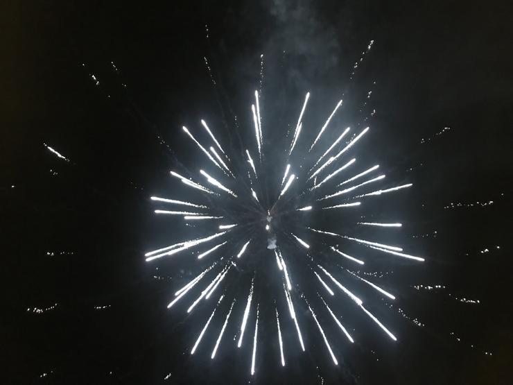 Fogos artificiais. 