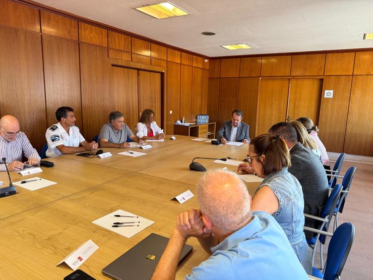 Reunión do Comité Asesor do Plan Municipal de Emerxencias, a 18 de agosto de 2025.. CONCELLO DE VIGO / Europa Press