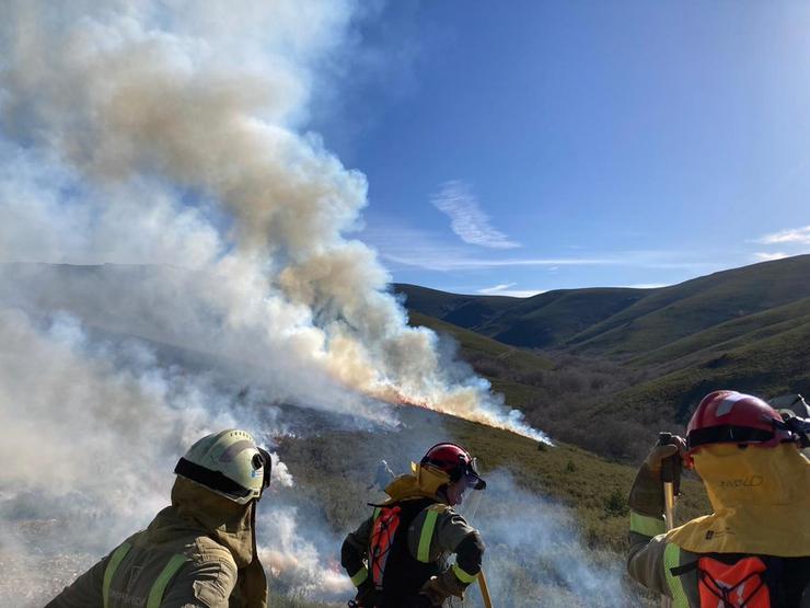 Brigada contraincendios Bombeiros Helitransportados de Galicia