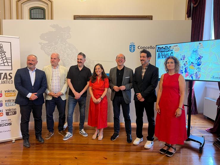 Presentación do festival Viñetas desde o Atlántico en María Pita / Viñetas desde o Atlántico
