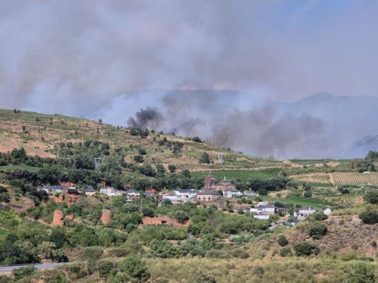 Incendio en Montefurado, Quiroga / XdL