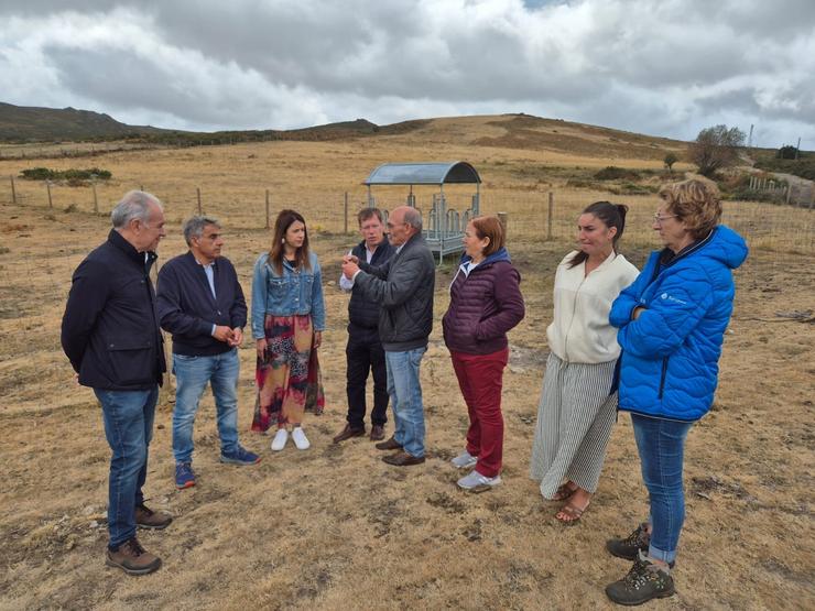 A conselleira de Medio Rural, María José Gómez, visita un pasteiro na Lama (Pontevedra). XUNTA DE GALICIA
