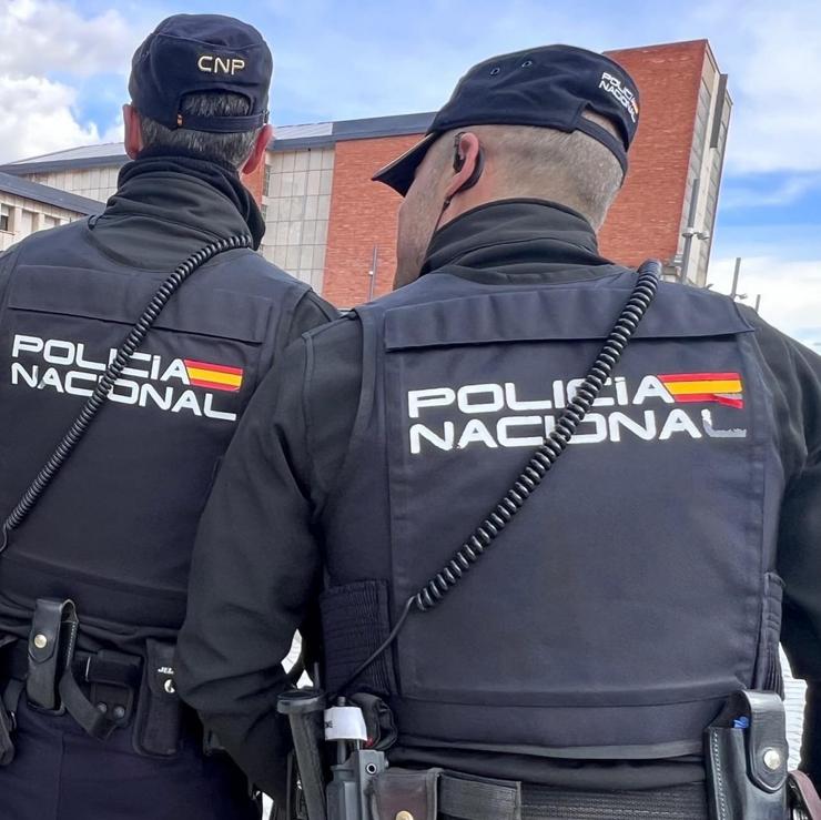 Axentes da Policía Nacional.. POLICÍA NACIONAL VALLADOLID / Europa Press