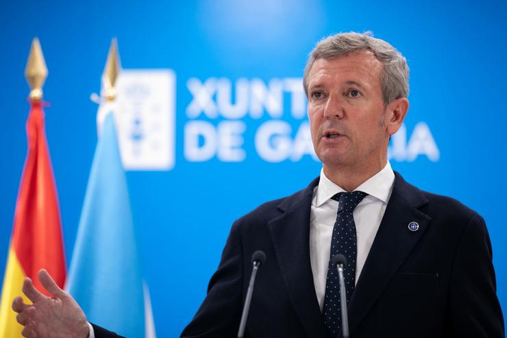 O presidente da Xunta, Alfonso Rueda. ANA VARELA