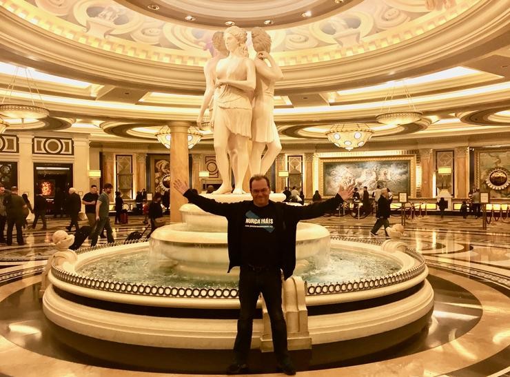 Entrando en Caesars Palace