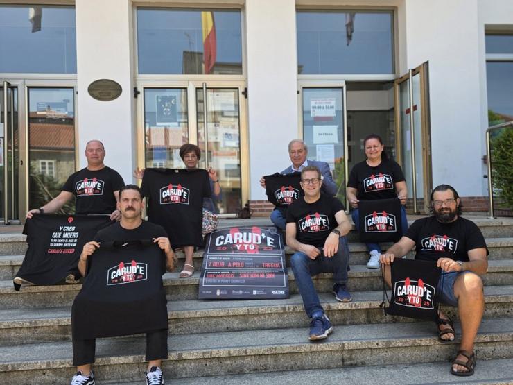 Presentación do cartel do festival no Concello de Monforte. Foto: Prensa.