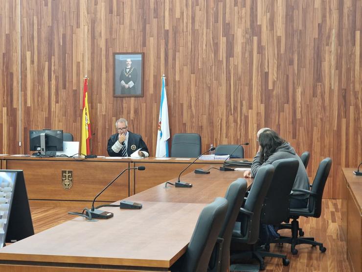 Imaxe do acusado durante a audiencia preliminar.. PEDRO DAVILA-EUROPA PRESS 