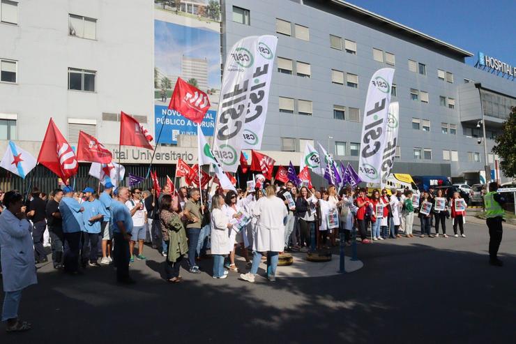 Traballadores da sanidade reclaman un estatuto marco que poña en valor a profesionais e pacientes. SINDICATOS / Europa Press