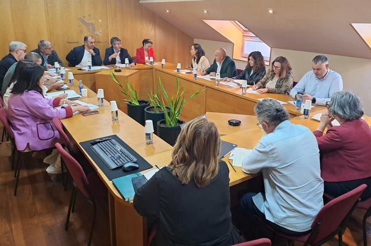 Reunión da executiva da Fegamp. FEGAMP 