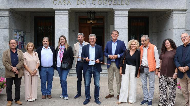 Toma de posesión do novo alcalde do Barco de Valdeorras, Aurentino Alonso, a 1 de setembro de 2025.. PSDEG / Europa Press